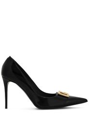 Dolce & Gabbana Pumps mit Logo - Schwarz