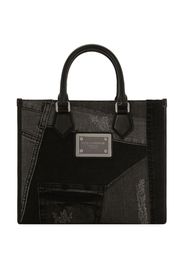 Dolce & Gabbana Schultertasche im Patchwork-Look - Schwarz