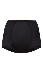 Dolce & Gabbana satin-finish high-waisted briefs - Schwarz