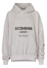 Dolce & Gabbana Hoodie mit Logo-Print - Grau