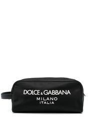 Dolce & Gabbana Nero logo-print wash bag - Schwarz