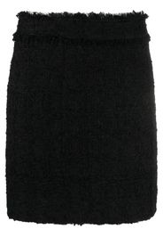 Dolce & Gabbana tweed high-waist skirt - Schwarz