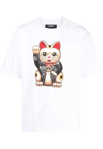 DOMREBEL Lucky short-sleeve T-shirt - Weiß