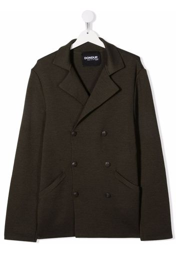 DONDUP KIDS TEEN double-breasted blazer - Grün