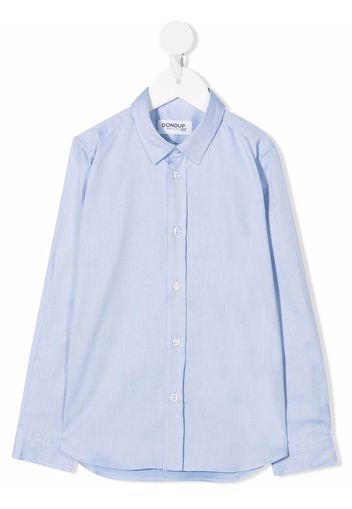DONDUP KIDS button-down fitted shirt - Blau