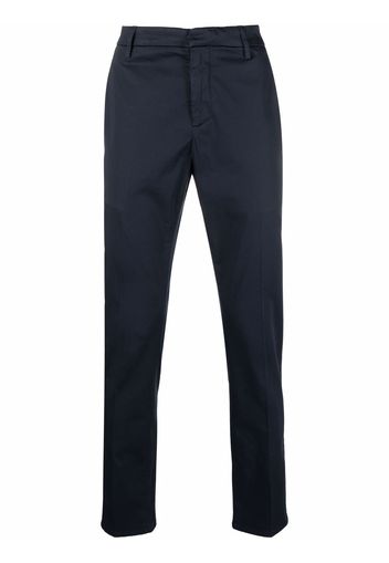 DONDUP cropped slim-fit chinos - Blau