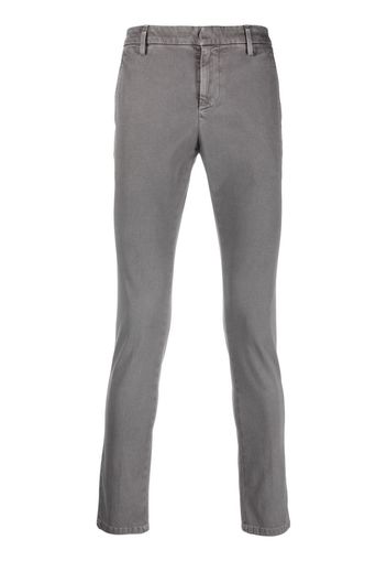 DONDUP skinny-cut faded-wash trousers - Grau