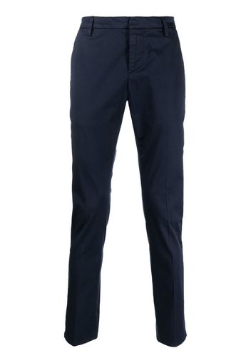 DONDUP cropped slim-fit chinos - Blau