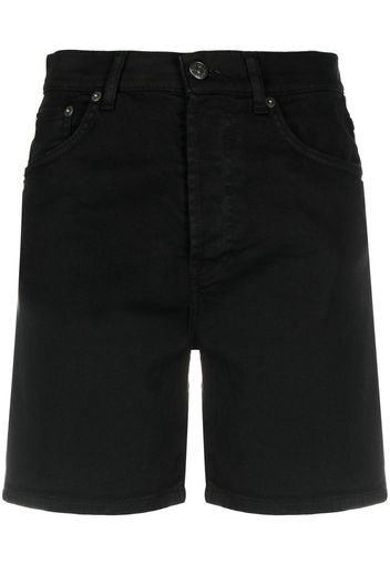 DONDUP high-waisted denim shorts - Schwarz