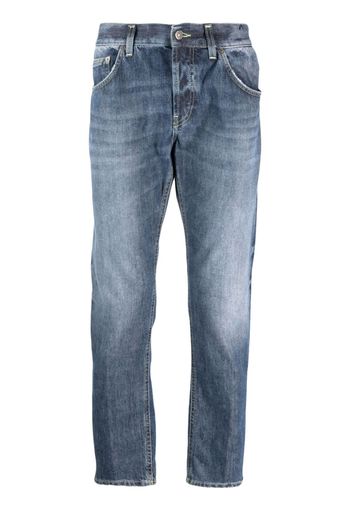 DONDUP stonewashed slim-fit jeans - Blau