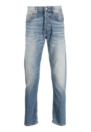 DONDUP faded effect straight-leg jeans - Blau