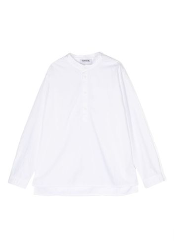 DONDUP KIDS long-sleeve cotton shirt - Weiß