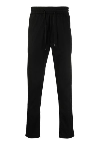 DONDUP drawstring-waist cotton trousers - Schwarz