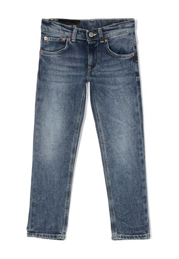 DONDUP KIDS low-rise straight-leg jeans - Blau