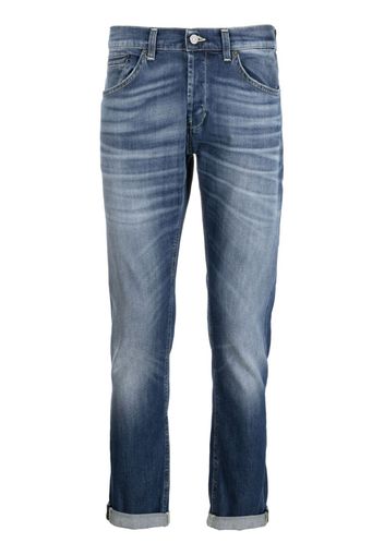 DONDUP low-rise straight-leg jeans - Blau