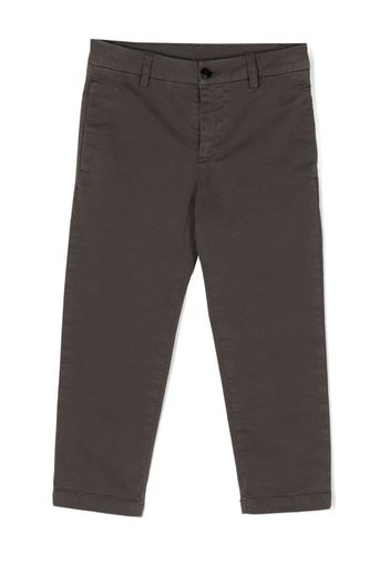 DONDUP KIDS straight-leg chino trousers - Braun