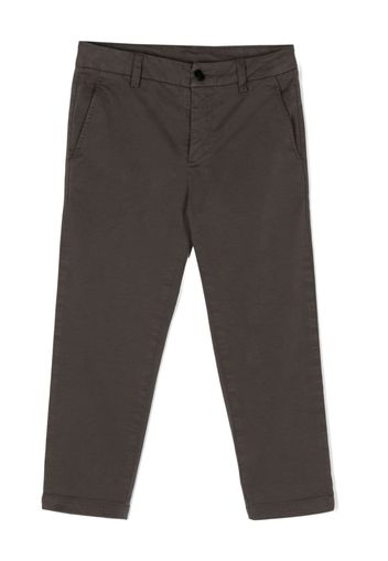 DONDUP KIDS cotton-blend chino trousers - Braun