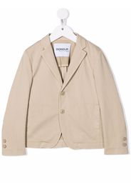 DONDUP KIDS nocthed-lapels single-breasted blazer - Nude