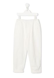 DONDUP KIDS tapered corduroy trousers - Weiß