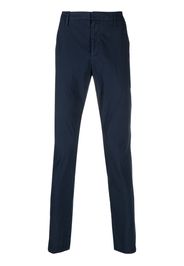 DONDUP pressed-crease slim-cut trousers - Blau