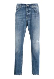 DONDUP stonewashed slim-cut jeans - Blau