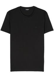 DONDUP logo-rubberised cotton T-shirt - Schwarz