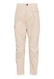 DONDUP leg-pocket slim-cut trousers - Nude