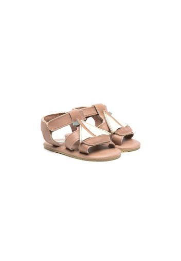 Donsje touch-strap open-toe sandals - Braun