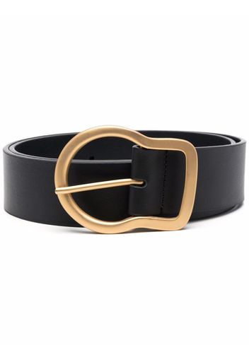 Dorothee Schumacher leather buckle belt - Schwarz