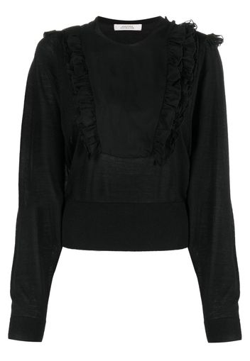 Dorothee Schumacher Essential Ease ruffle-trim top - Schwarz