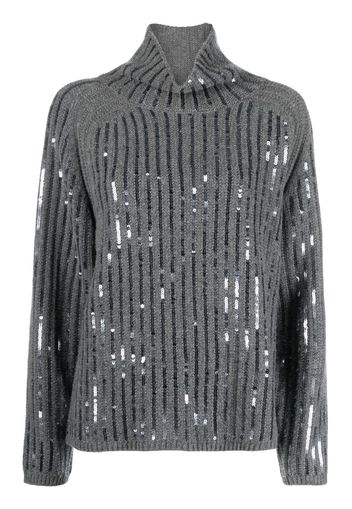 Dorothee Schumacher Pullover mit Stehkragen - Grau