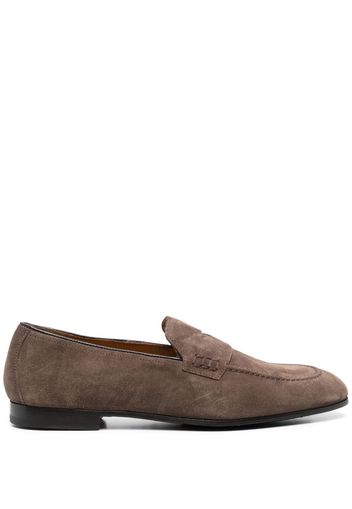 Doucal's formal suede loafers - Braun