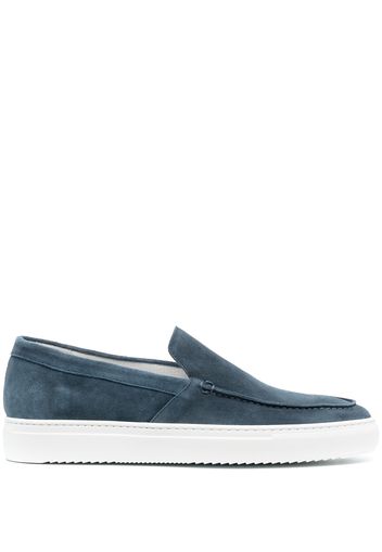 Doucal's suede slip-on loafers - Blau