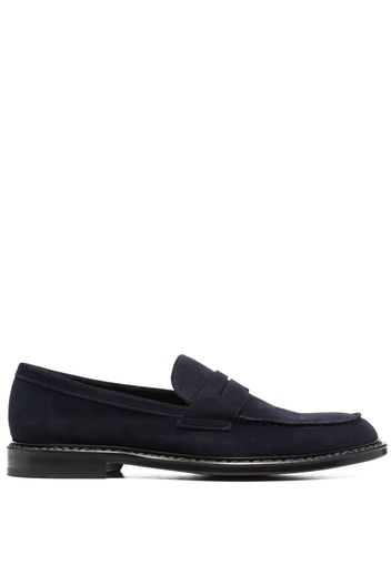 Doucal's suede penny-slot loafers - Blau