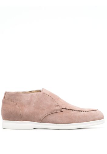 Doucal's ankle-length suede loafers - Rosa