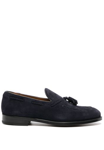 Doucal's tassel-detail suede loafers - Blau