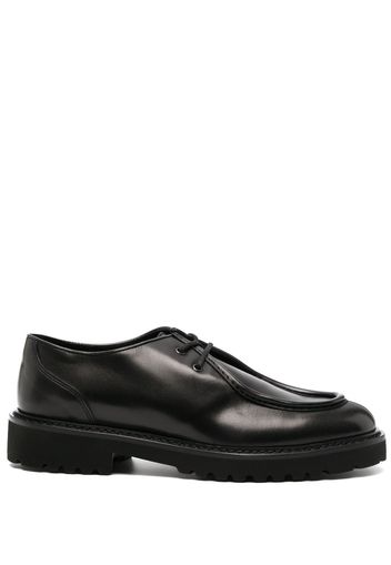 Doucal's two-hole leather lace-up shoes - Schwarz