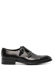 Doucal's Monk-Schuhe mit Doppelriemen - Schwarz