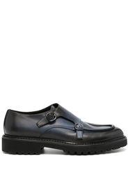 Doucal's double-buckle monk shoes - Schwarz