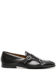 Doucal's Monk-Schuhe mit doppelter Schnalle - Schwarz