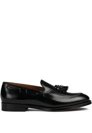 Doucal's tassel-leather loafers - Schwarz