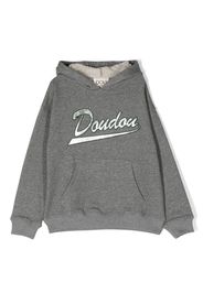 Douuod Kids logo lettering hoodie - Grau