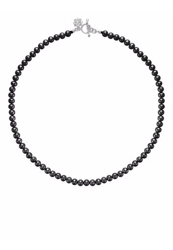 DOWER AND HALL pearl-detail necklace - Silber