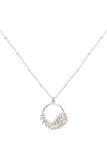 DOWER AND HALL Angel Feather pendant necklace - Silber