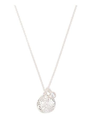 DOWER AND HALL white topaz pendant necklace - Silber