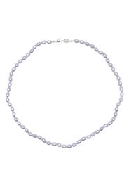 DOWER AND HALL oval pearl necklace - Violett