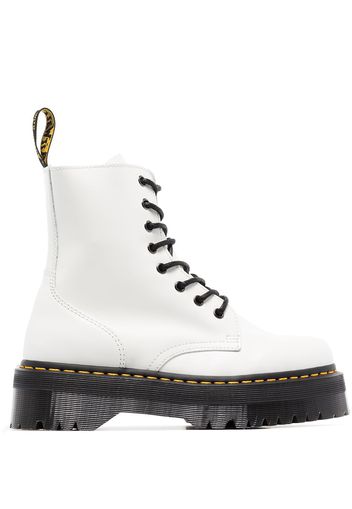 Dr. Martens Jadon Plateau-Stiefel - Weiß