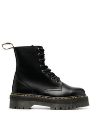 Dr. Martens Schnürstiefel mit dicker Sohle - Schwarz