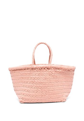 DRAGON DIFFUSION small Triple Jump woven tote bag - Rosa