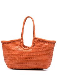 DRAGON DIFFUSION interwoven-design tote bag - Orange